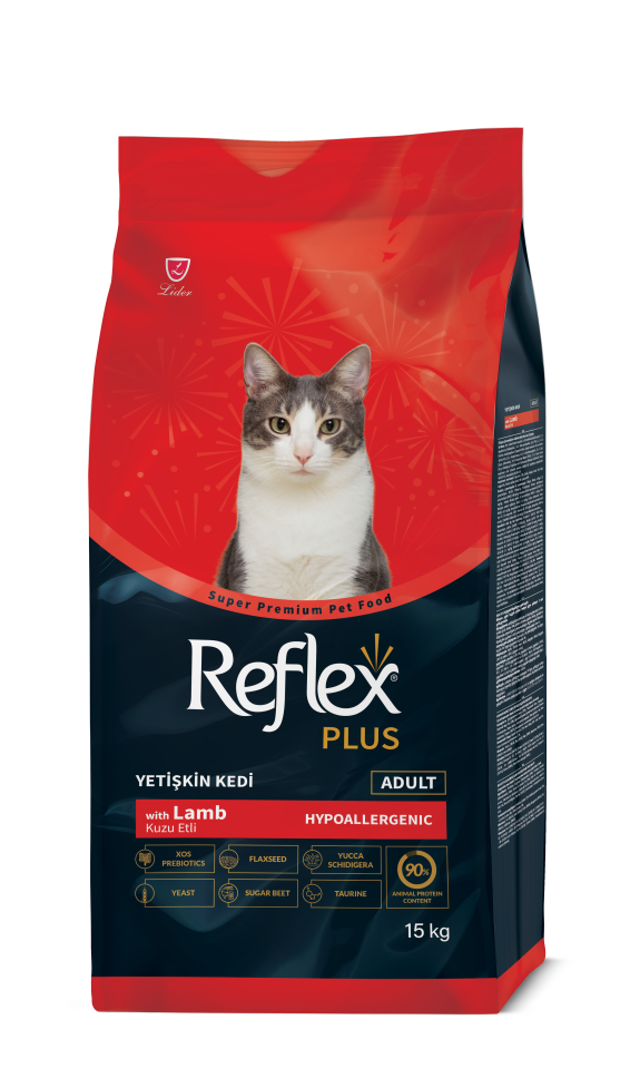 Reflex Plus Kuzu Etli Yetişkin Kedi Maması 15 Kg