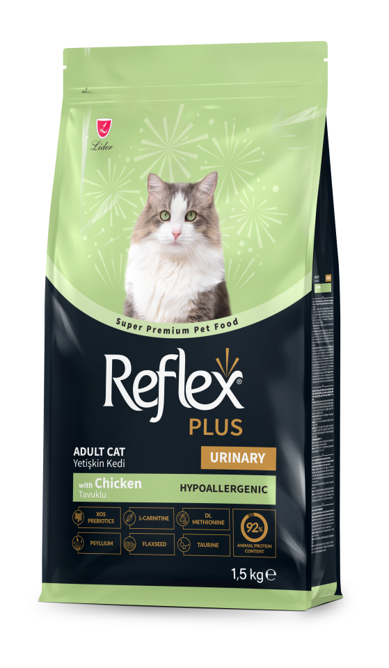 Reflex Plus Urinary Tavuklu Yetişkin Kedi Maması 1,5 kg