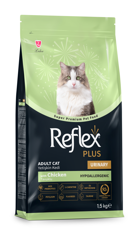 Reflex Plus Urinary Tavuklu Yetişkin Kedi Maması 1,5 kg