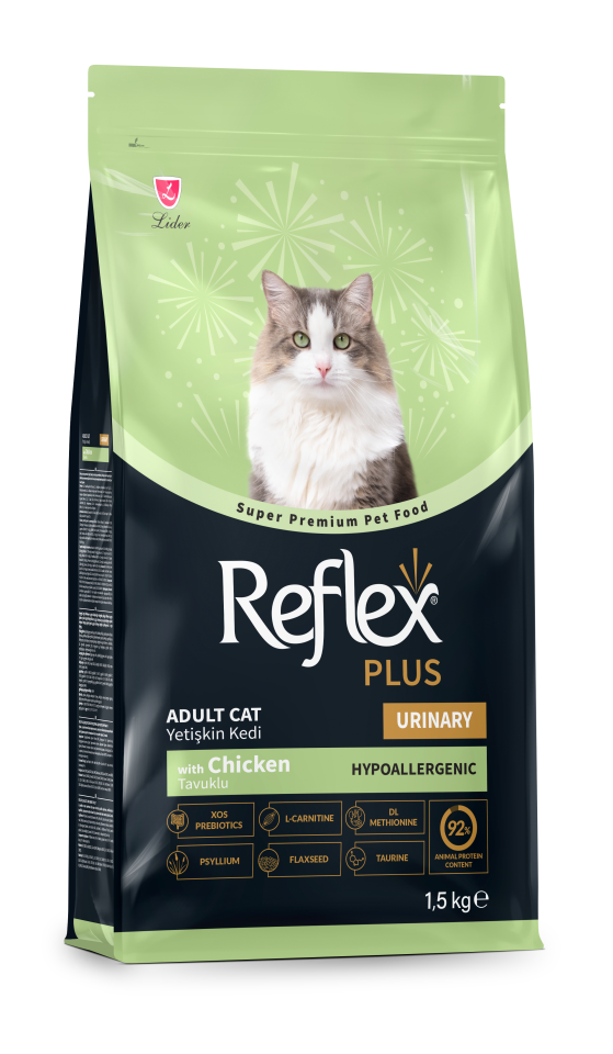 Reflex Plus Urinary Tavuklu Yetişkin Kedi Maması 1,5 kg