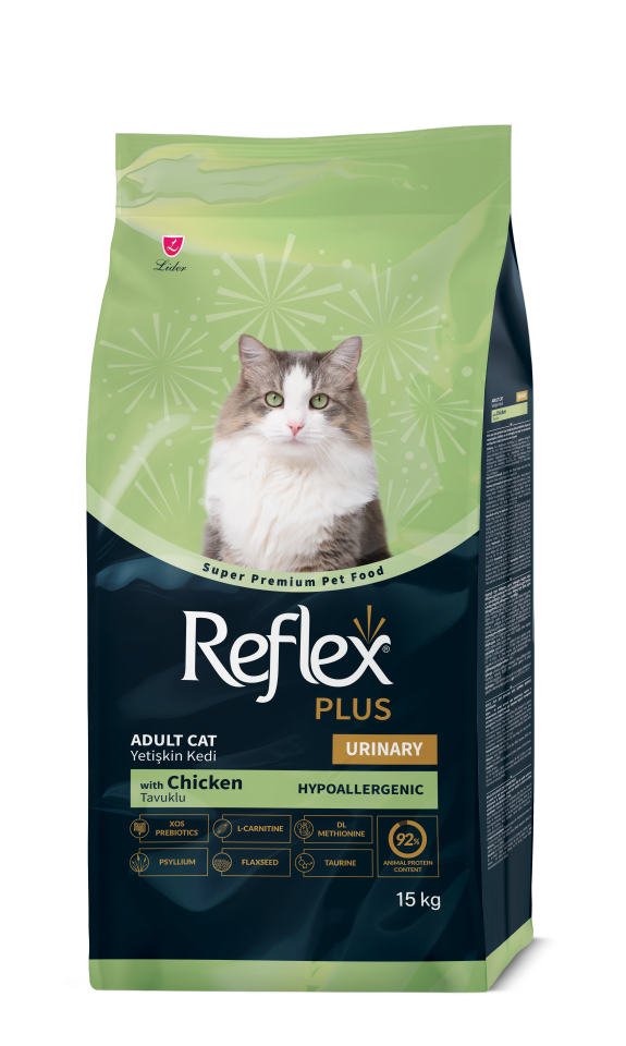 Reflex Plus Urinary Tavuklu Yetişkin Kedi Maması 15kg