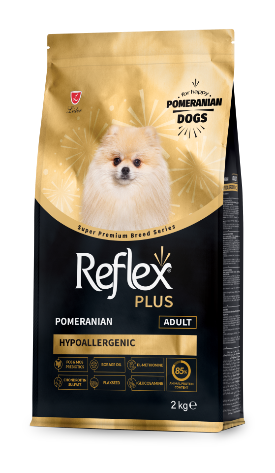 Reflex Plus Pomeranian Hipoalerjenik Yetişkin Köpek Maması 2 Kg