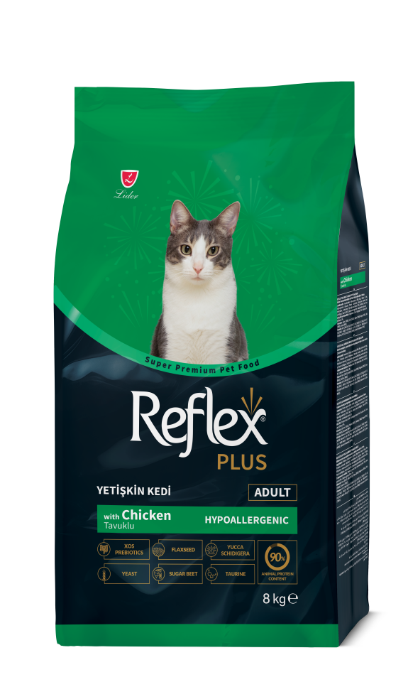 Reflex Plus Tavuklu Yetişkin Kedi Maması 8 Kg