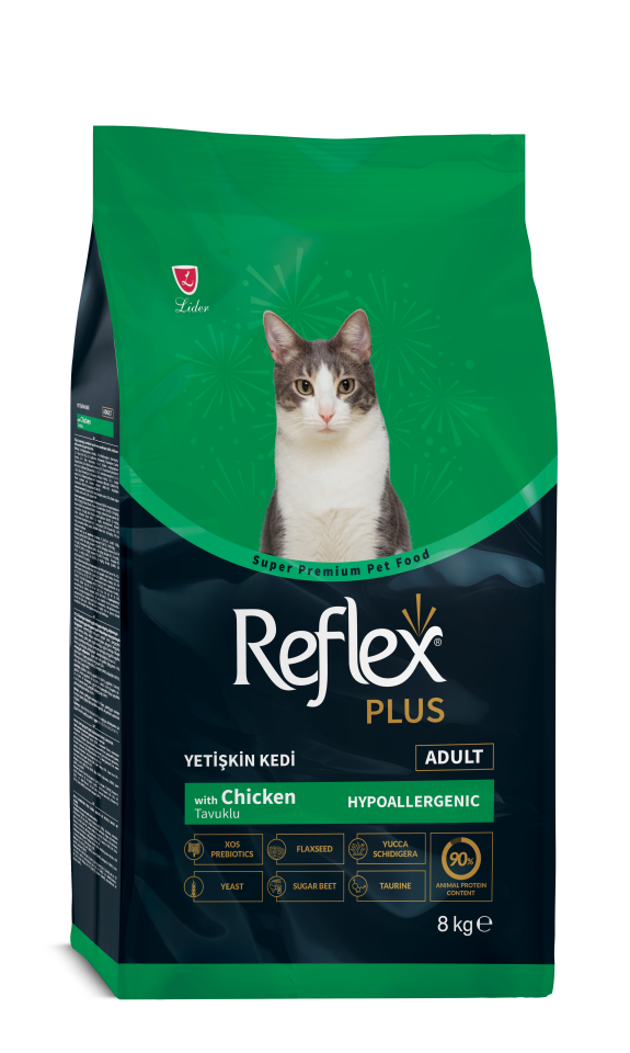 Reflex Plus Tavuklu Yetişkin Kedi Maması 8 Kg