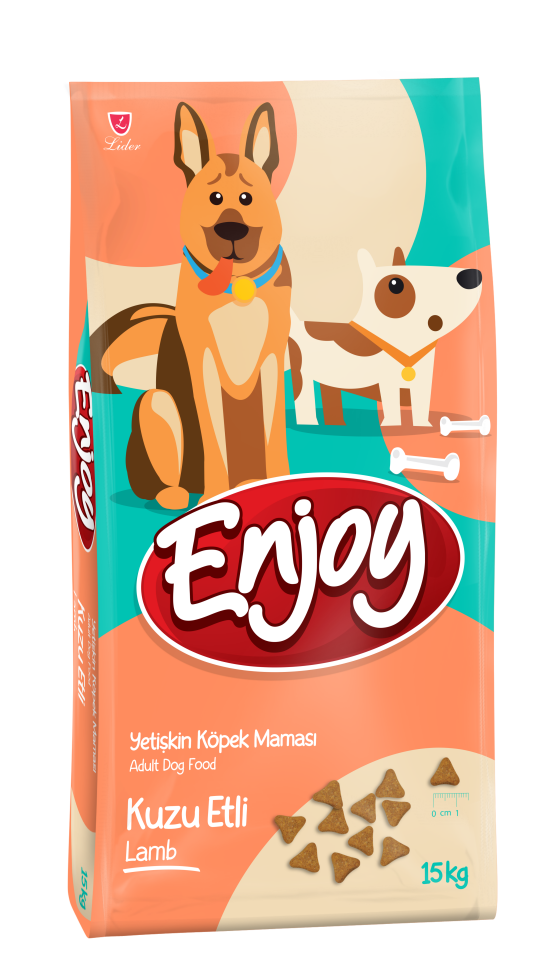 Enjoy Kuzu Etli Yetişkin Köpek Maması 15 Kg