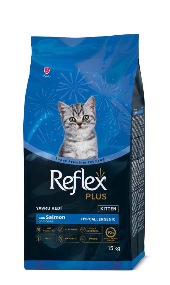 Reflex Plus Kitten Somonlu Yavru Kedi Maması 15 Kg