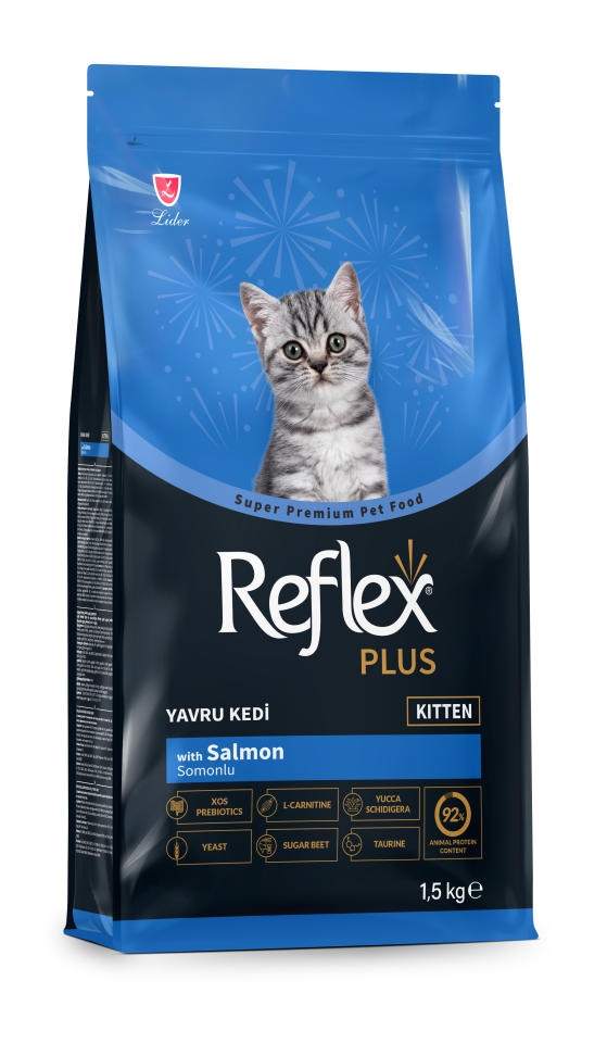 Reflex Plus Kitten Somonlu Yavru Kedi Maması 1,5 Kg