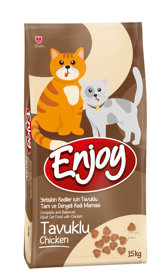 Enjoy Tavuklu Yetişkin Kedi Maması 15 Kg