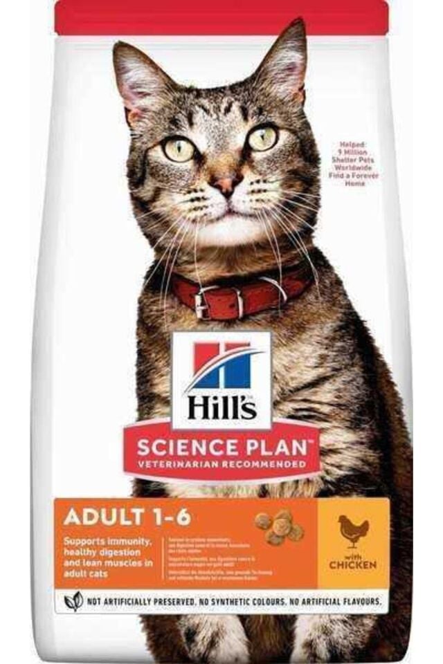 Hill's Adult Tavuklu Yetişkin Kedi Maması 3 Kg