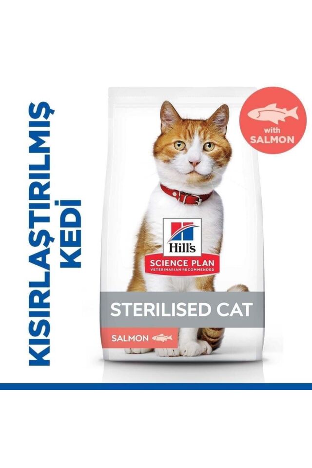 Hills Somon Balıklı Kısırlaştırılmış Kedi Maması 10 Kg