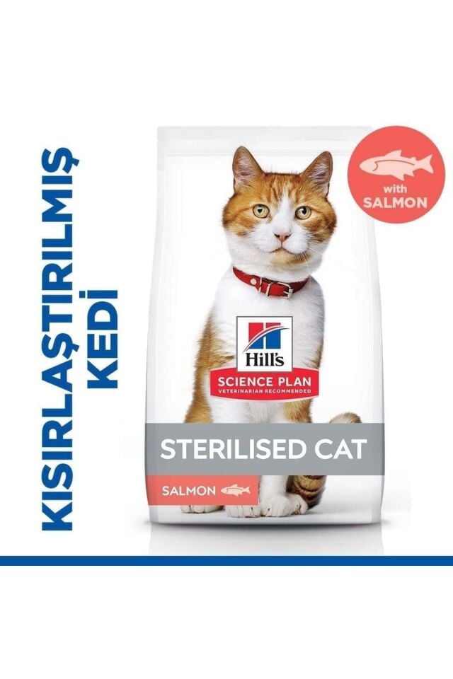 Hill’s Sterilised Somonlu Kısırlaştırılmış Kedi Maması 10 Kg