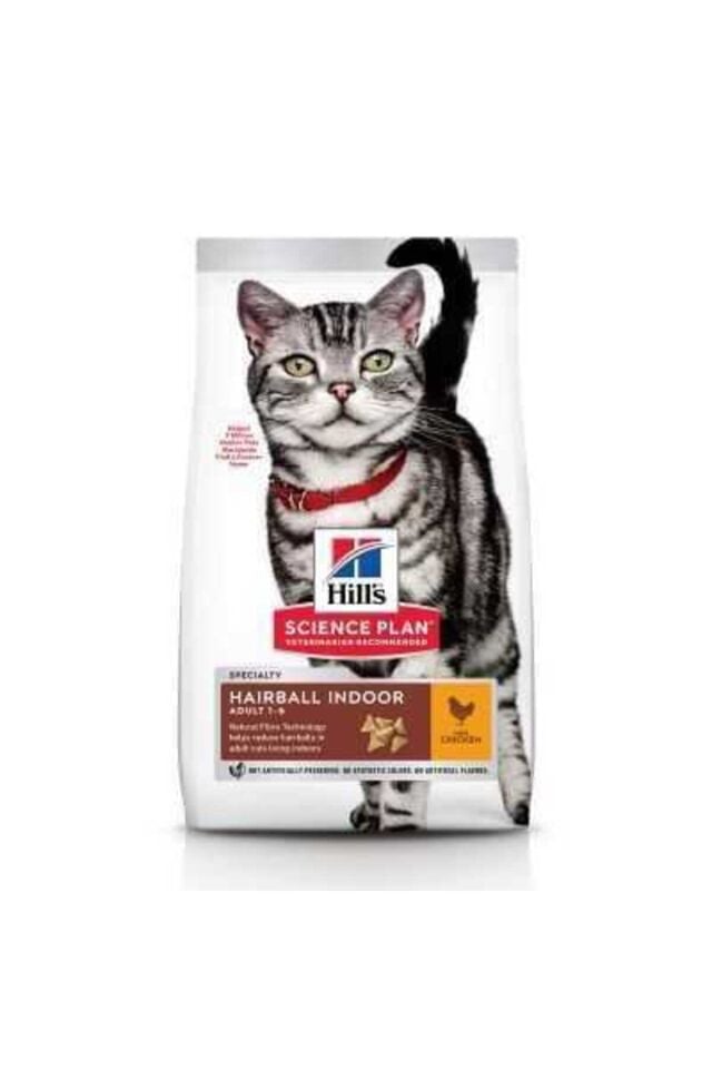 Hill's Hairball Indoor Tavuklu Tüy Yumağı Önleyici Kedi Maması 1.5 Kg