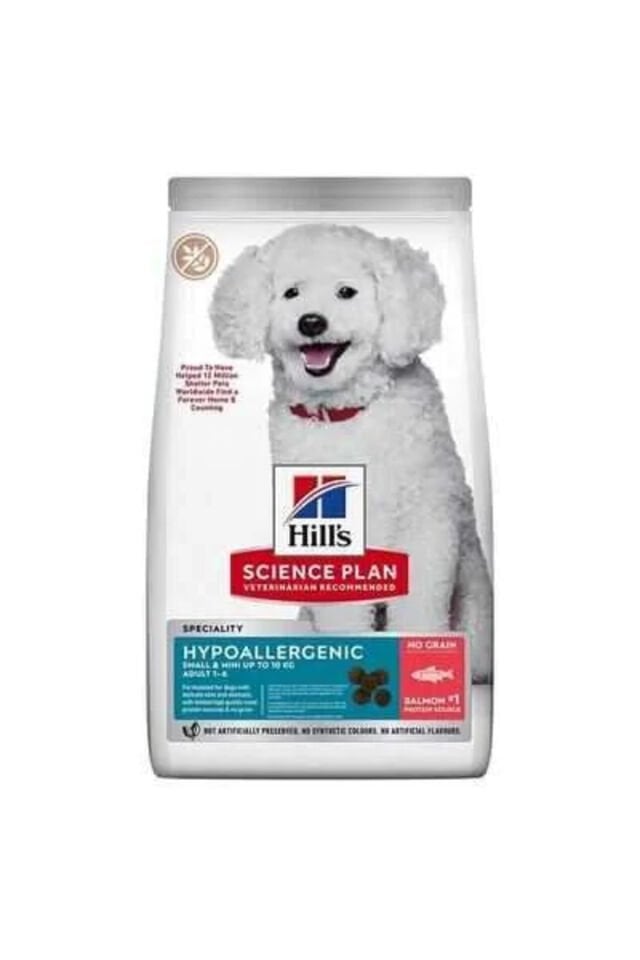 Hill's Hypoallergenic Somonlu Küçük Irk Yetişkin Köpek Maması 1.5kg