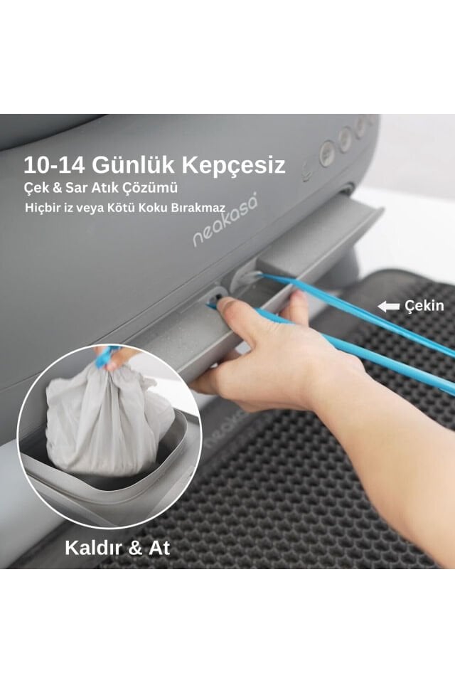 Neakasa Üstü Açık Akıllı Full Otomatik Kedi Tuvaleti, App Kontrol, Uv Temizleme