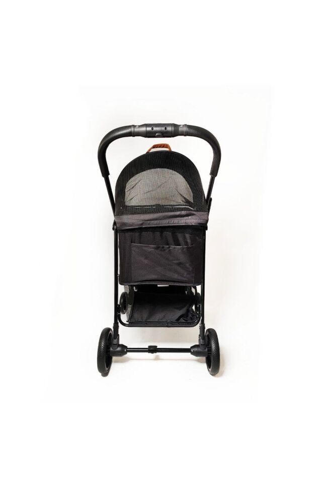 Zampa Albon Kedi ve Köpek Arabası Siyah 53x77x100 Cm