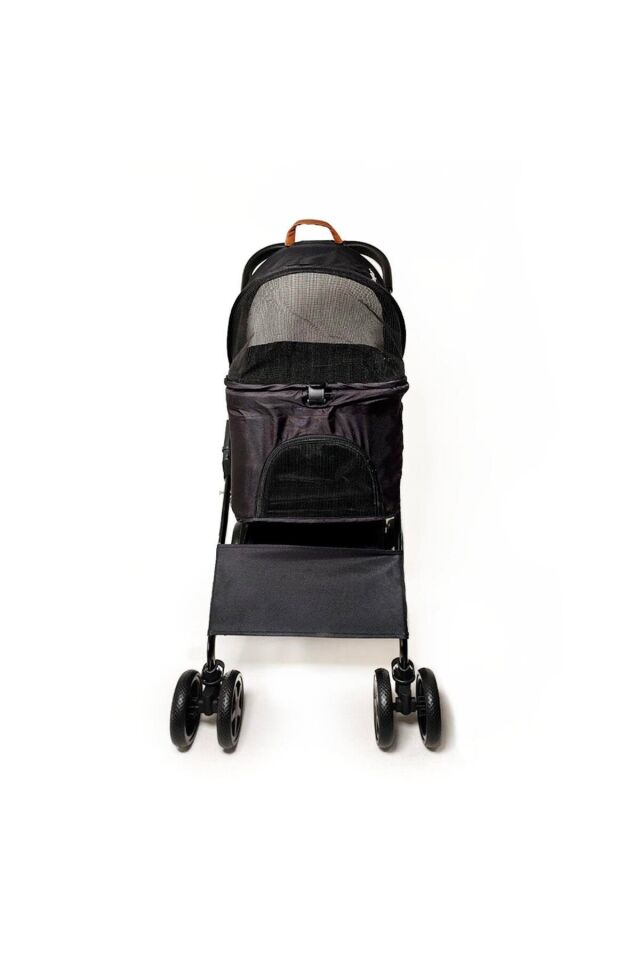 Zampa Albon Kedi ve Köpek Arabası Siyah 53x77x100 Cm