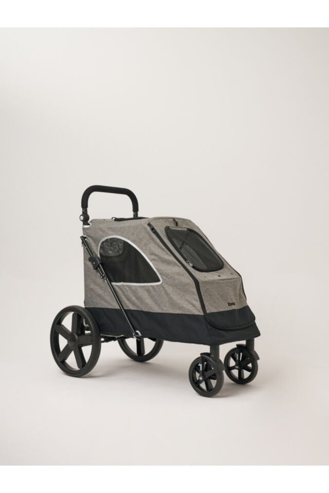 Zampa Alonso Kedi ve Köpek Arabası Gri 60x97x111 Cm