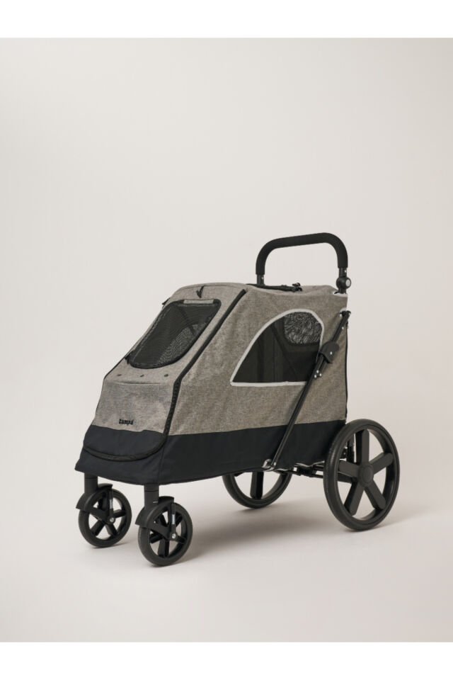 Zampa Alonso Kedi ve Köpek Arabası Gri 60x97x111 Cm