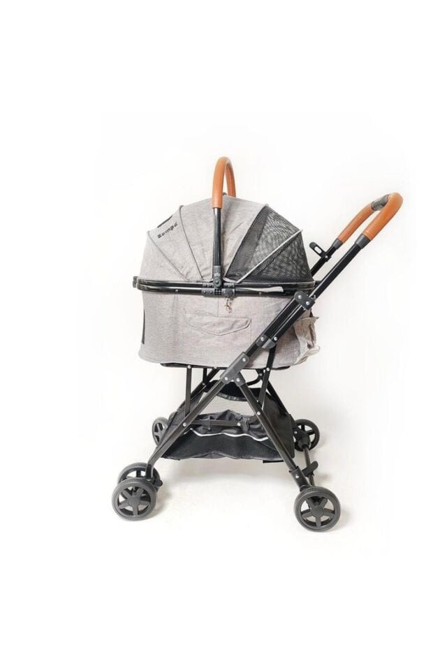 Zampa Bottas Kedi ve Köpek Arabası Gri 48x80x99 Cm