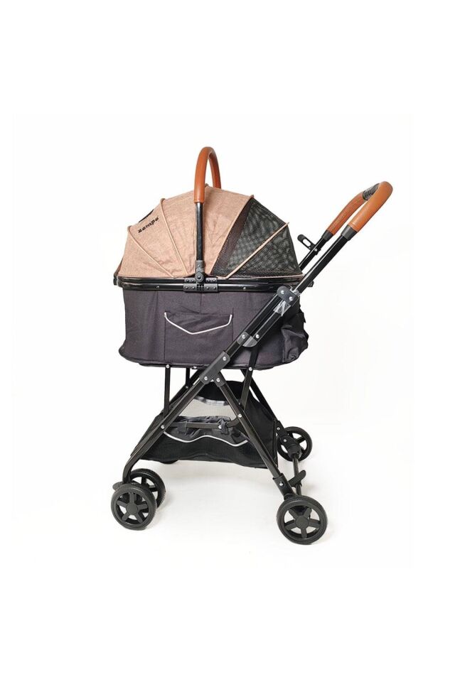 Zampa Bottas Kedi ve Köpek Arabası Haki 48x80x99 Cm