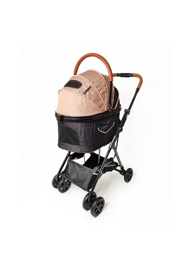 Zampa Bottas Kedi ve Köpek Arabası Haki 48x80x99 Cm