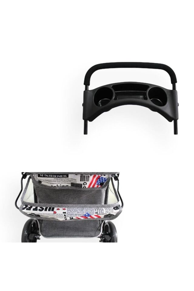 Zampa Twins Kedi ve Köpek Arabası Lacivert 51x85x100 Cm