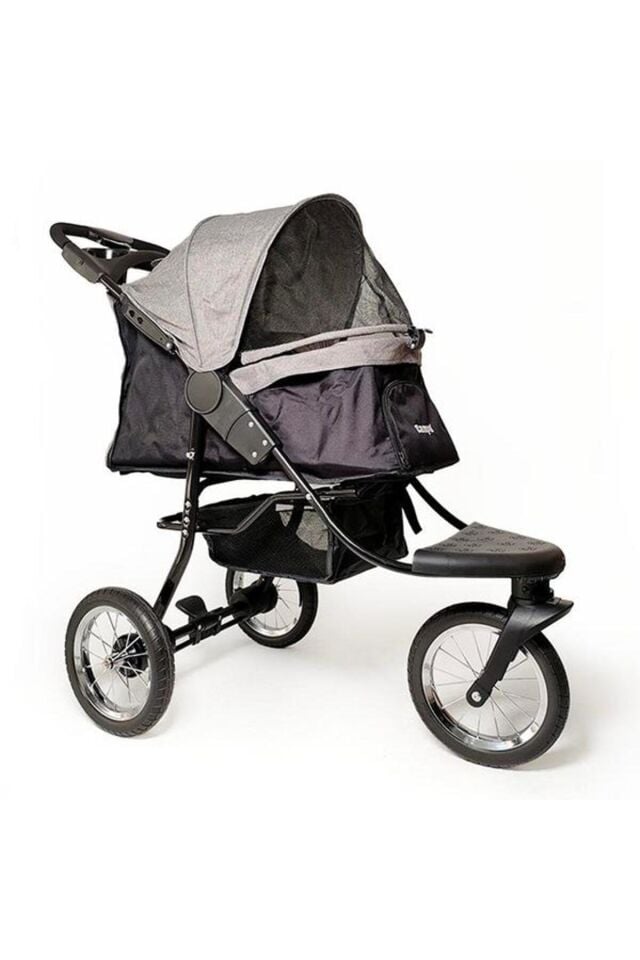 Zampa Ricciardo Kedi ve Köpek Arabası Gri 54x104x101cm