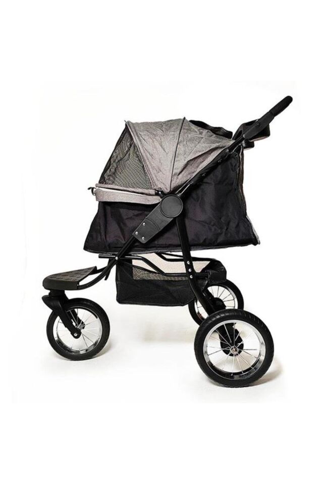 Zampa Ricciardo Kedi ve Köpek Arabası Gri 54x104x101cm