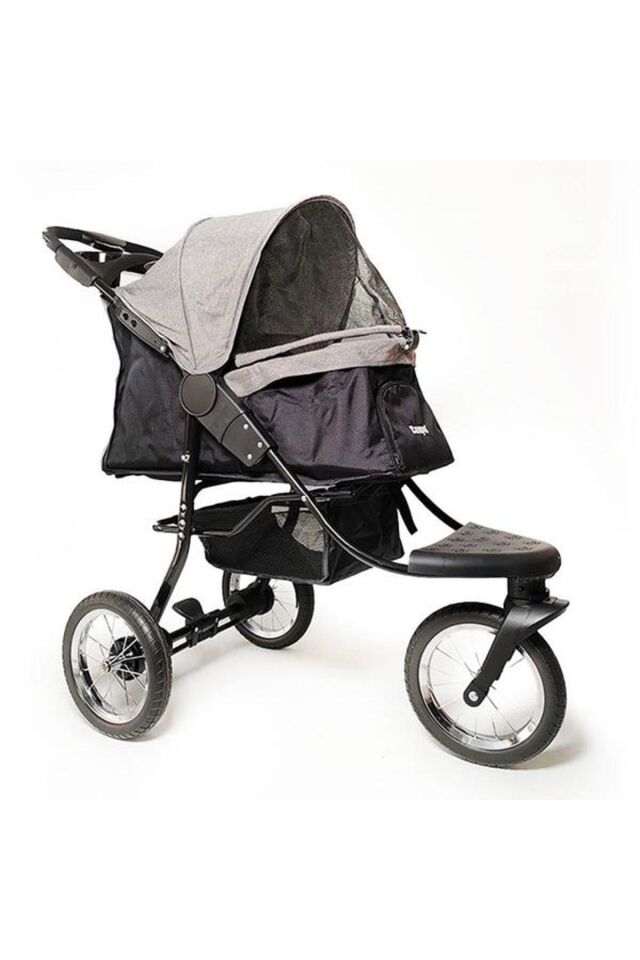 Zampa Ricciardo Kedi ve Köpek Arabası Gri 54x104x101cm